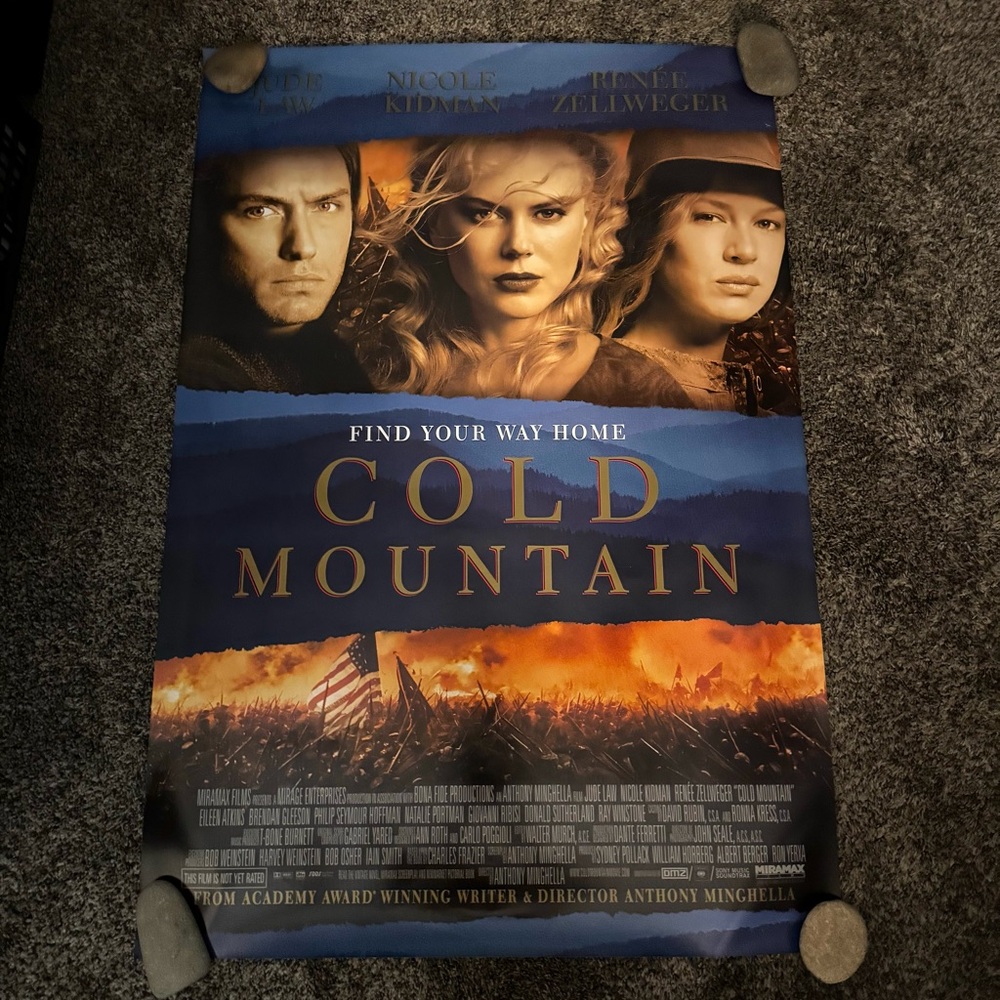 Cold Mountain Original 27 X 40 Theatrical Movie Poster